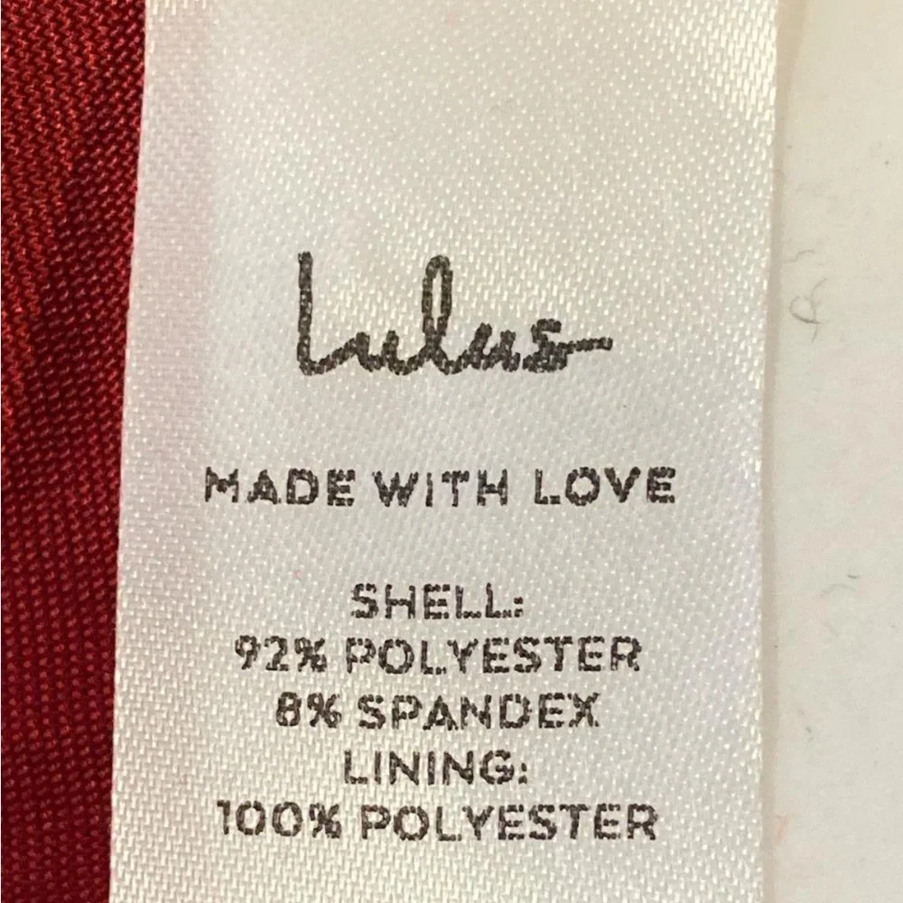 NWT Lulu's Red Forever Your Girl Bodycon Dress